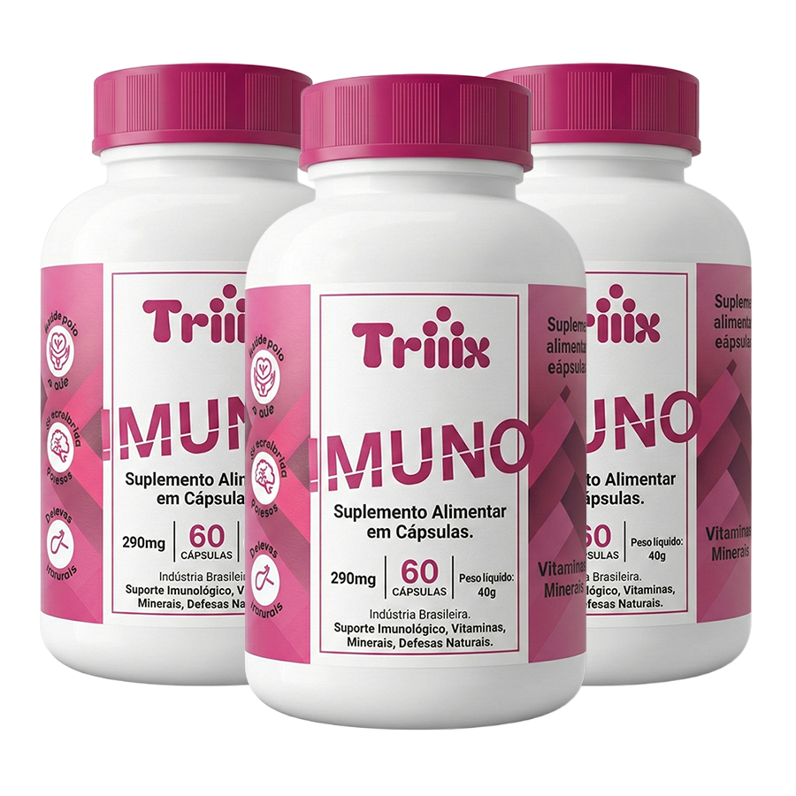 Triiix Imuno Mulher – Imunidade Elevada + Suporte Íntimo