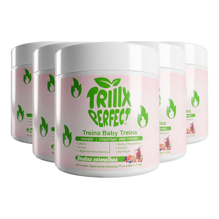 Treina Baby Treina - Creatina Saborizada Feminina 3 em 1