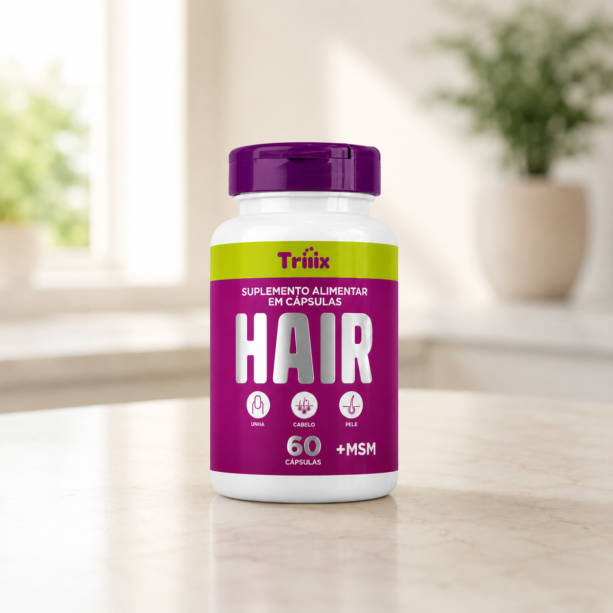 Triiix Hair Tecnologia RFB-3D / 15 Ativos para sua Reconstrução Capilar