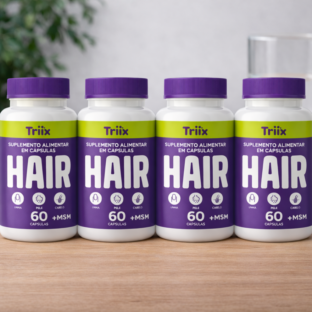 Triiix Hair Tecnologia RFB-3D / 15 Ativos para sua Reconstrução Capilar