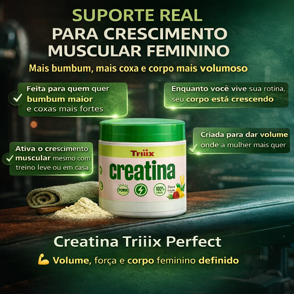 Creatina 3 em 1 da Triiix Perfect - Aminoácidos + Pré Treino + Creatina 150 Gramas