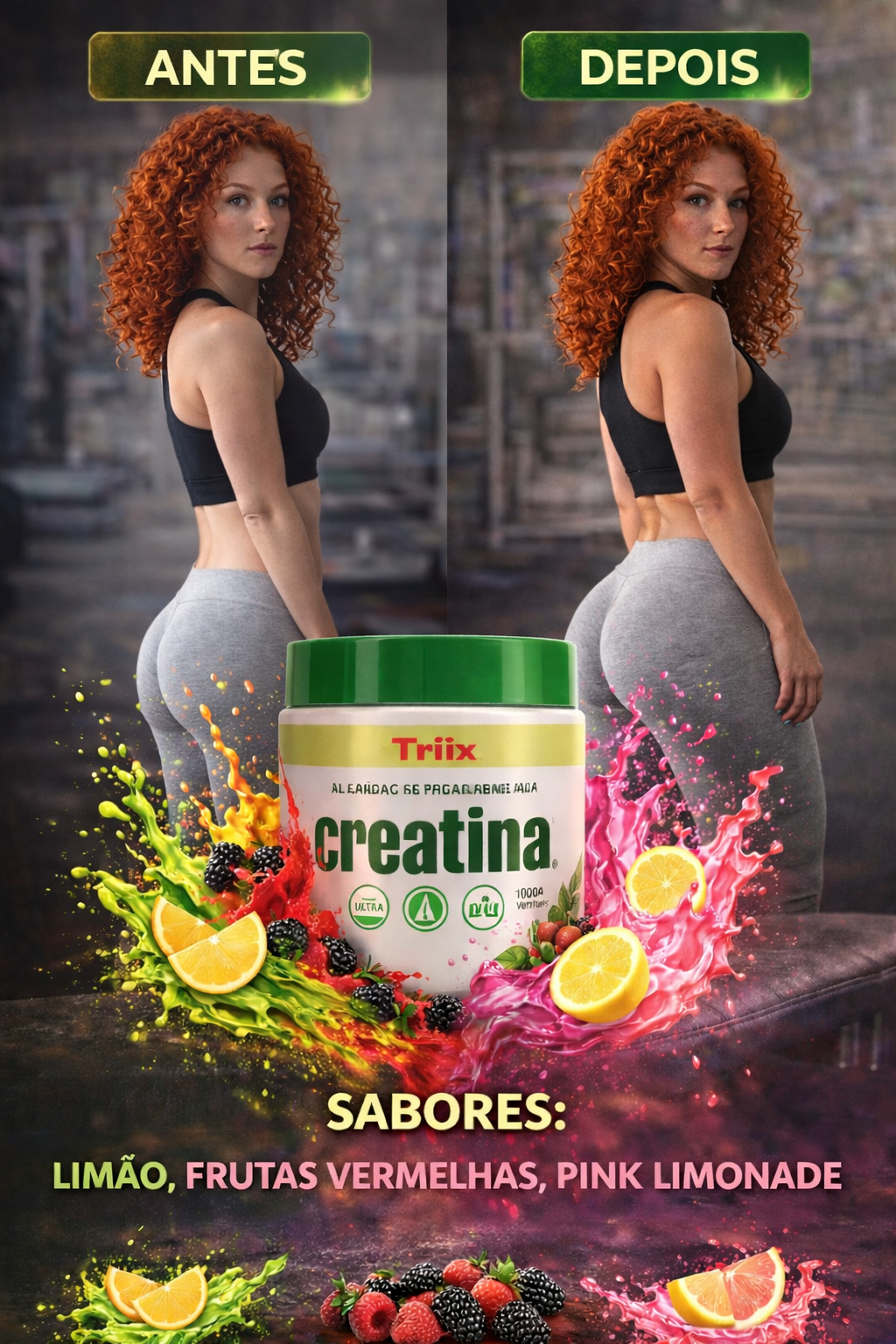 Creatina 3 em 1 da Triiix Perfect - Aminoácidos + Pré Treino + Creatina 150 Gramas