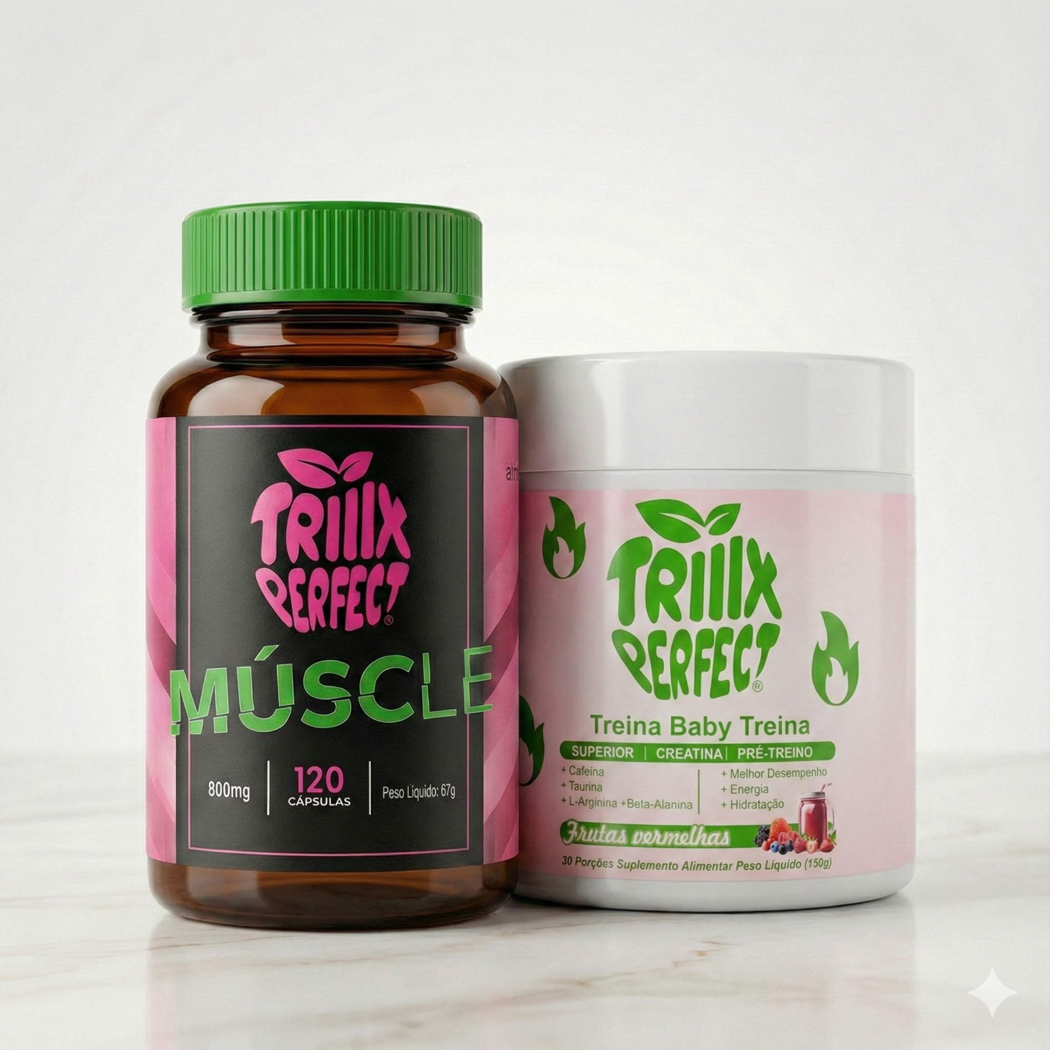 Triiix Gostosa Pro | Creatina + Muscle