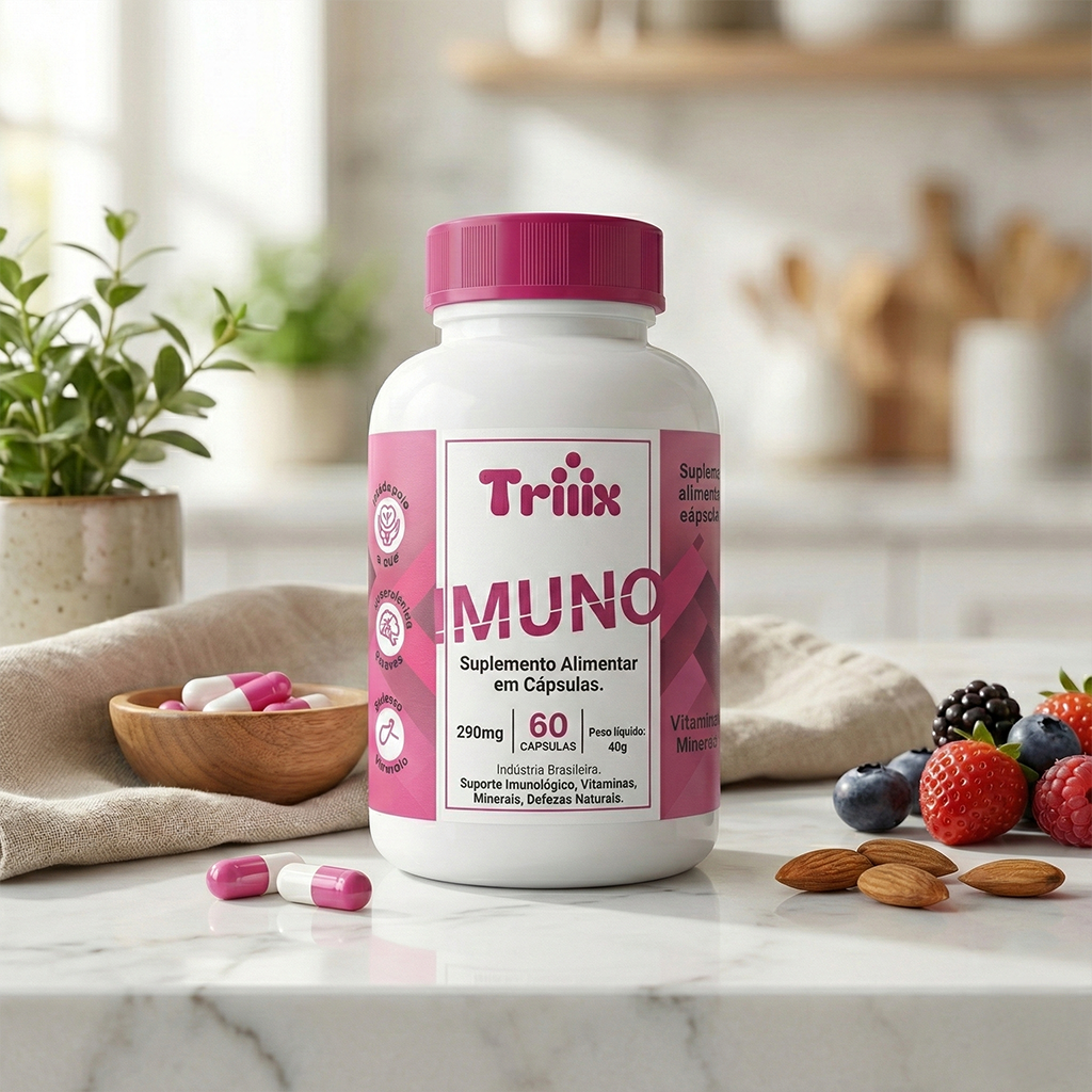 Triiix Imuno Mulher – Imunidade Elevada + Suporte Íntimo