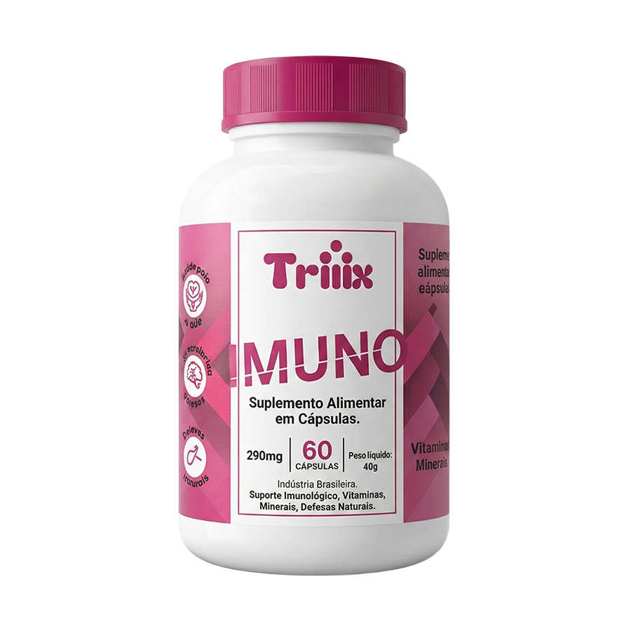 Triiix Imuno Mulher – Imunidade Elevada + Suporte Íntimo