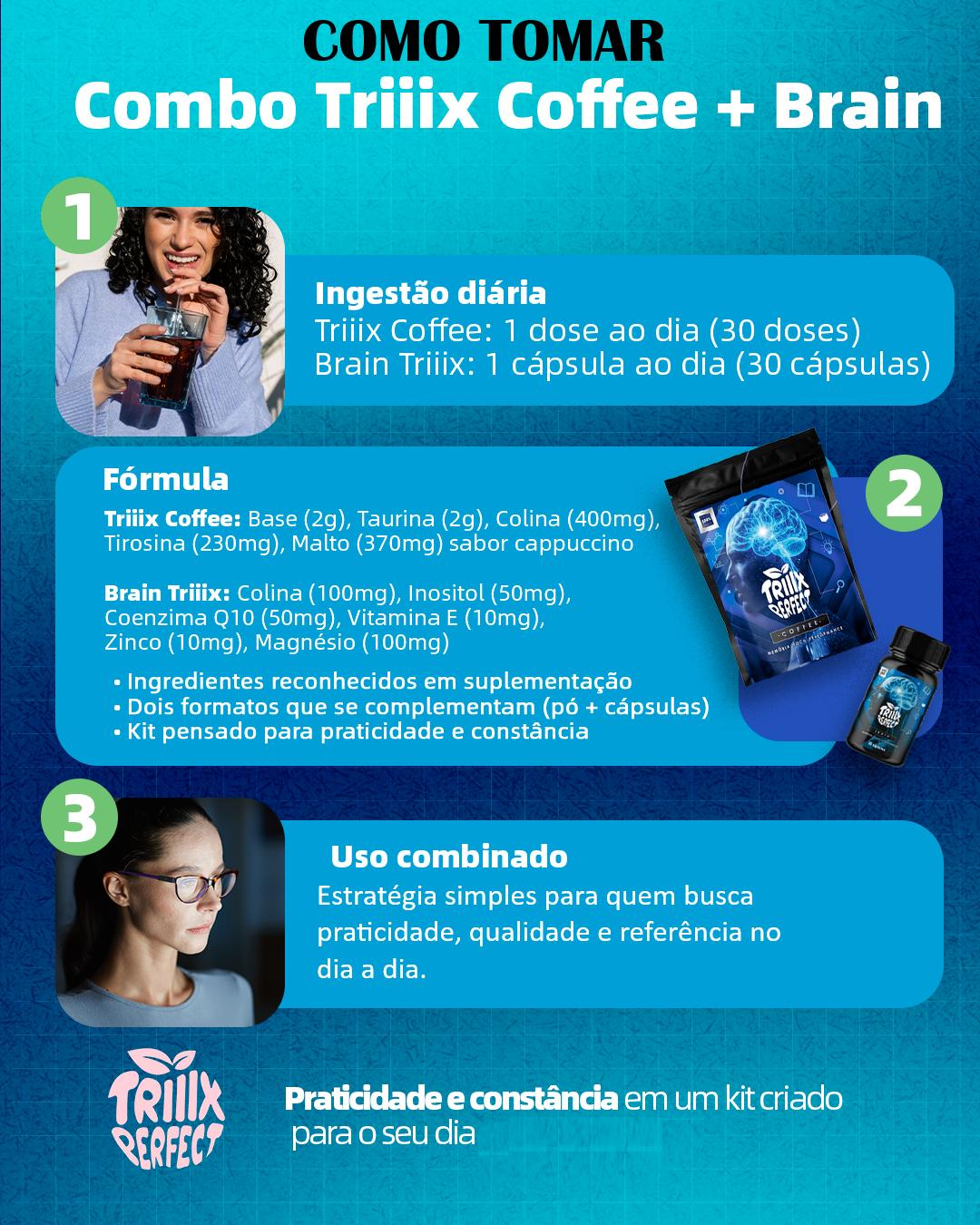 Kit Triiix Coffee + 1un Brain