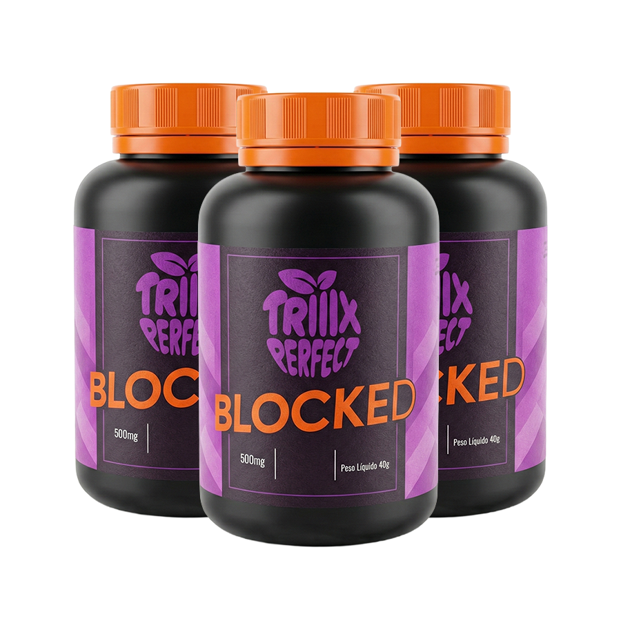Triiix Blocked – Inibidor de Apetite | Fórmula Profissional