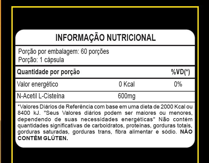 Triiix NAC 600mg – Defesa Avançada