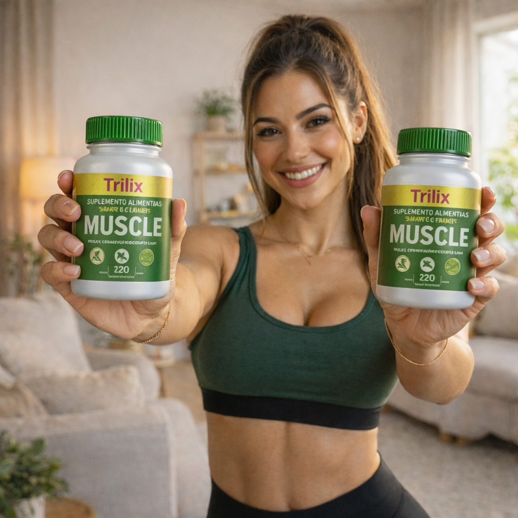 Muscle da Triiix Com Aminoácidos + Bcaa concentrado 120 capsulas