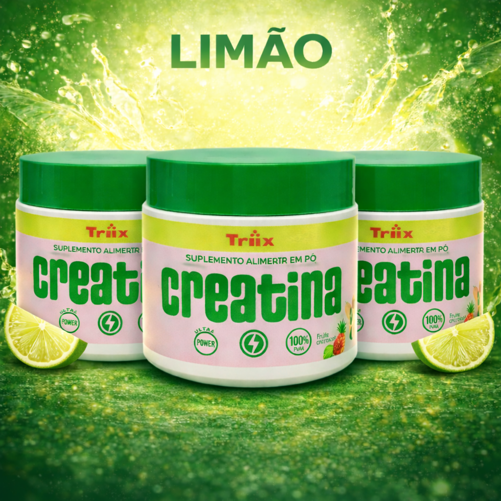 Creatina 3 em 1 da Triiix Perfect - Aminoácidos + Pré Treino + Creatina 150 Gramas