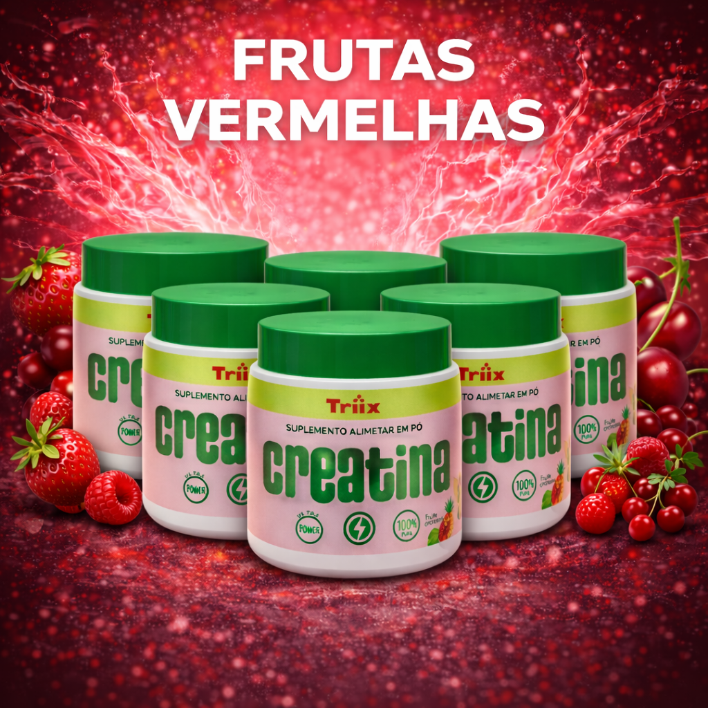 Creatina 3 em 1 da Triiix Perfect - Aminoácidos + Pré Treino + Creatina 150 Gramas