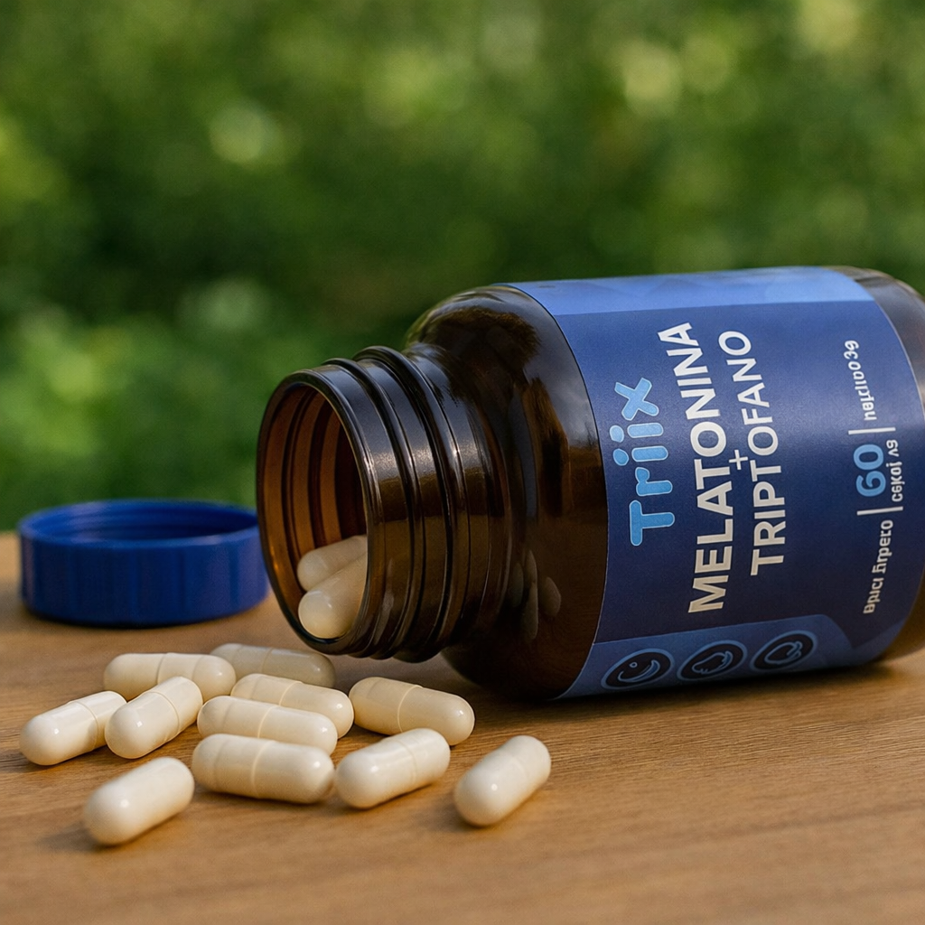 Melatonina + Triptofano da Triiix – Sono Profundo, Relaxamento