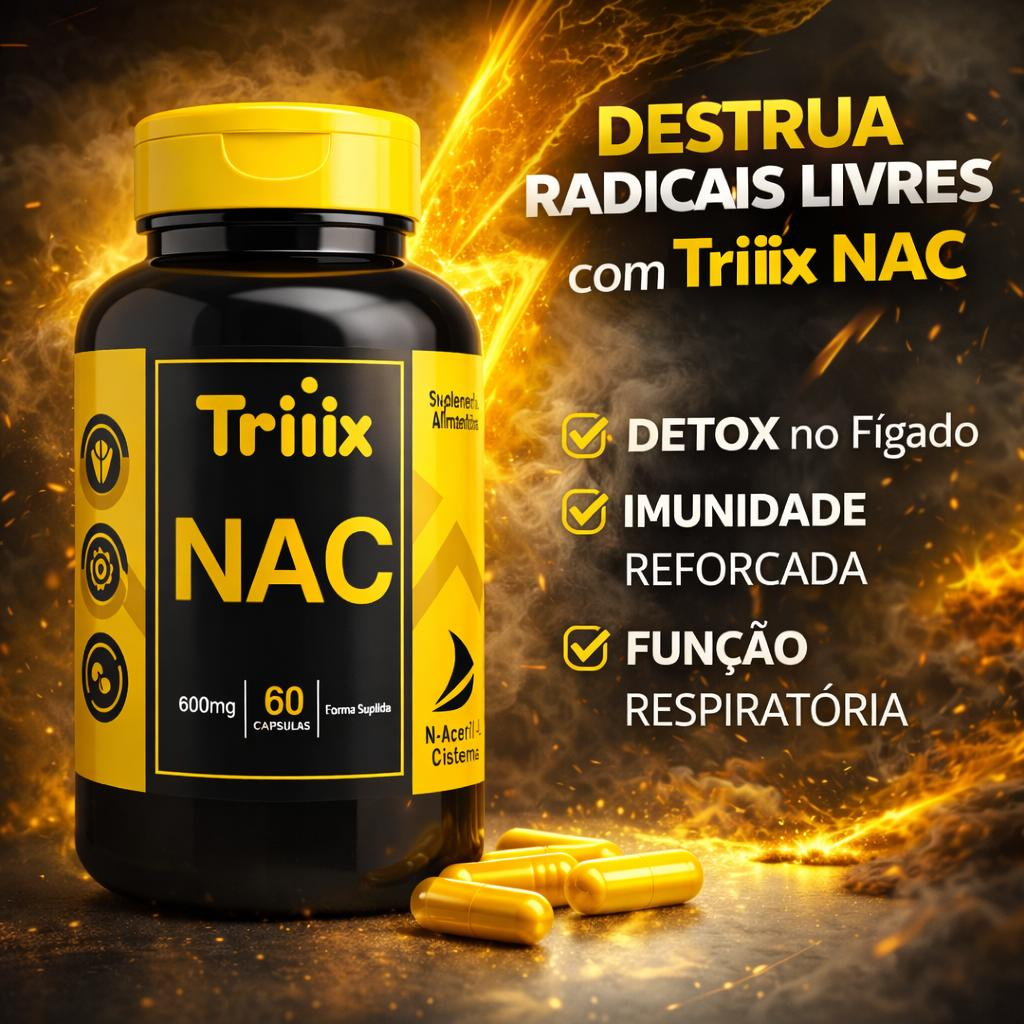 Triiix NAC 600mg – Defesa Avançada